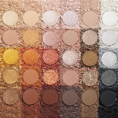 ColourPop Eyeshadow Palette - High-Pigment Eye Makeup with Matte, Metallic & Glitter Finishes - Precious Metals (1.16 oz)