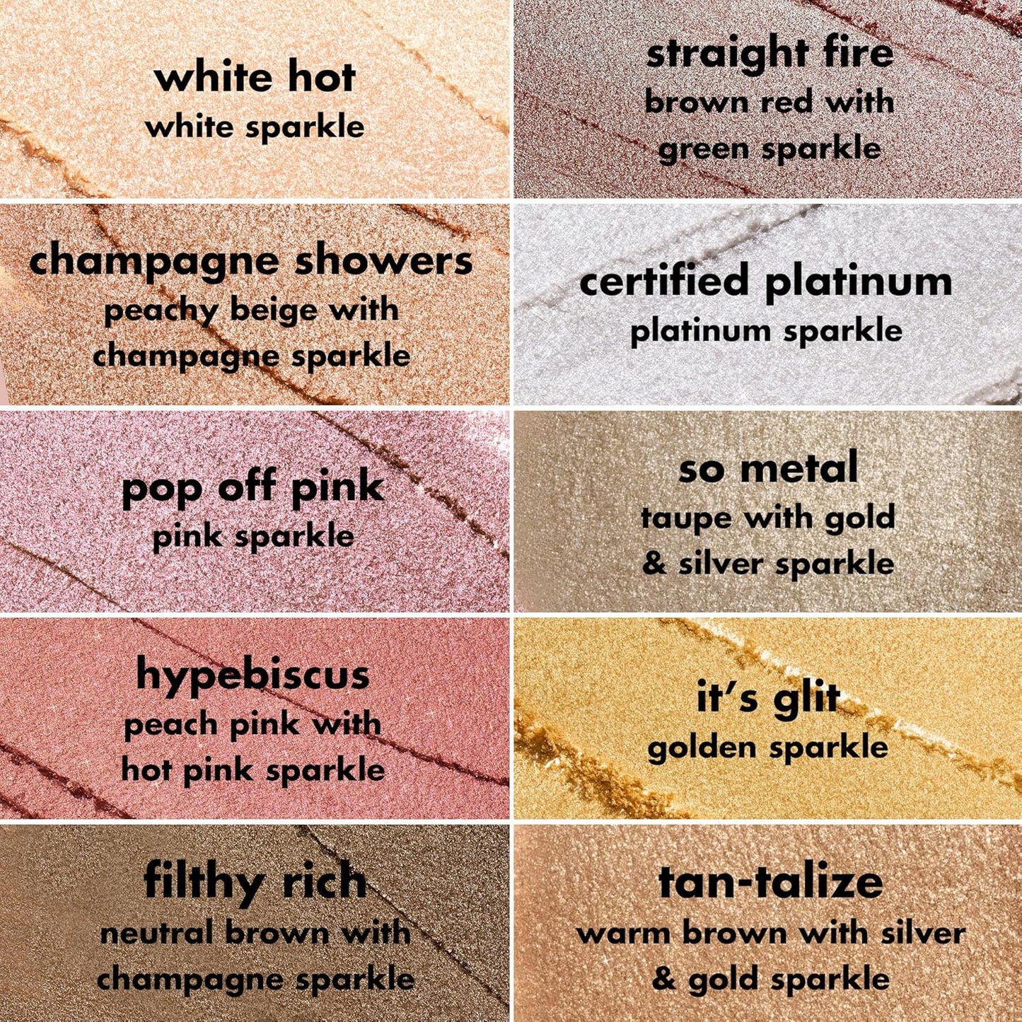 e.l.f. Fine As Fleck Glitter Eyeshadow - Long-Lasting Sheer Makeup with Shimmer Finish | Vegan & Cruelty-Free