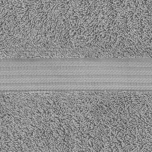 American Veteran Towel, 100% Cotton Turkish Washcloths for Bathroom Essentials 4 Pack, Soft Absorbent Wash Cloths Quick Drying Small Towels Washrags, Light Grey