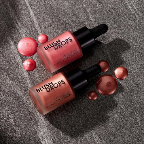 Rodial Blush Drops - Sunset Kiss Frosted Pink | 0.5 Fl Oz Moisturizing Liquid Blush with Vitamin E