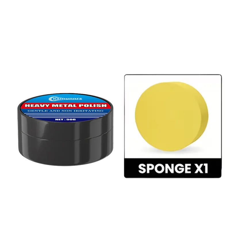 Chrome Polish & Restorer Wax for Wheels Exhaust Vehicle Accents - Scratch-Free Shine
