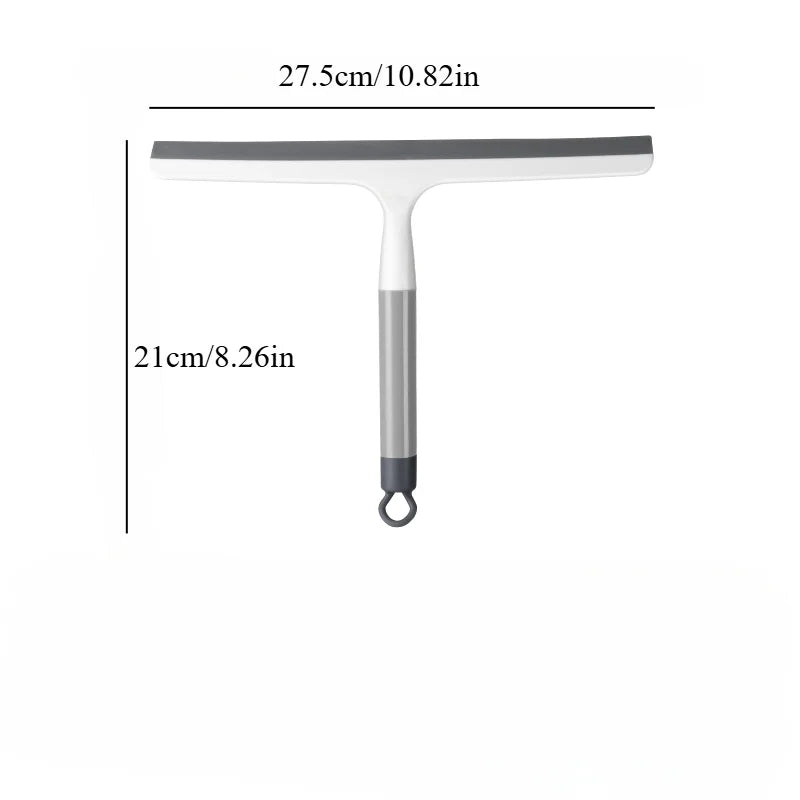 Silicone Shower Squeegee Cleaner - Multi-Purpose Glass & Surface Water Wiper