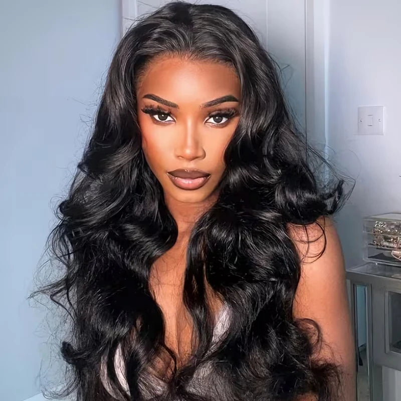 Glueless Human Hair Wigs 9x6 HD Body Wave Pre Plucked & Bleached Knots - Multiple Lengths