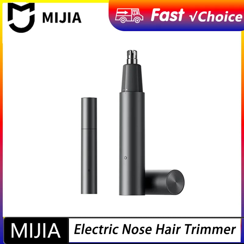 Electric Nose Hair Trimmer for Men – Rechargeable, Waterproof, Painless Grooming