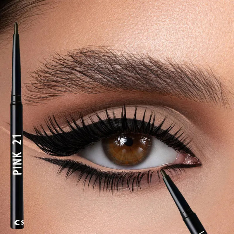Waterproof Black Eyeliner Pencils Set - Smudge-Proof & Long-Lasting for Beginners