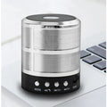 Portable Bluetooth Speaker with FM Radio USB SD Card Rechargable Battery