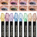 8-Piece Metallic Eyeshadow Stick Set Waterproof Long-Lasting Eye Makeup