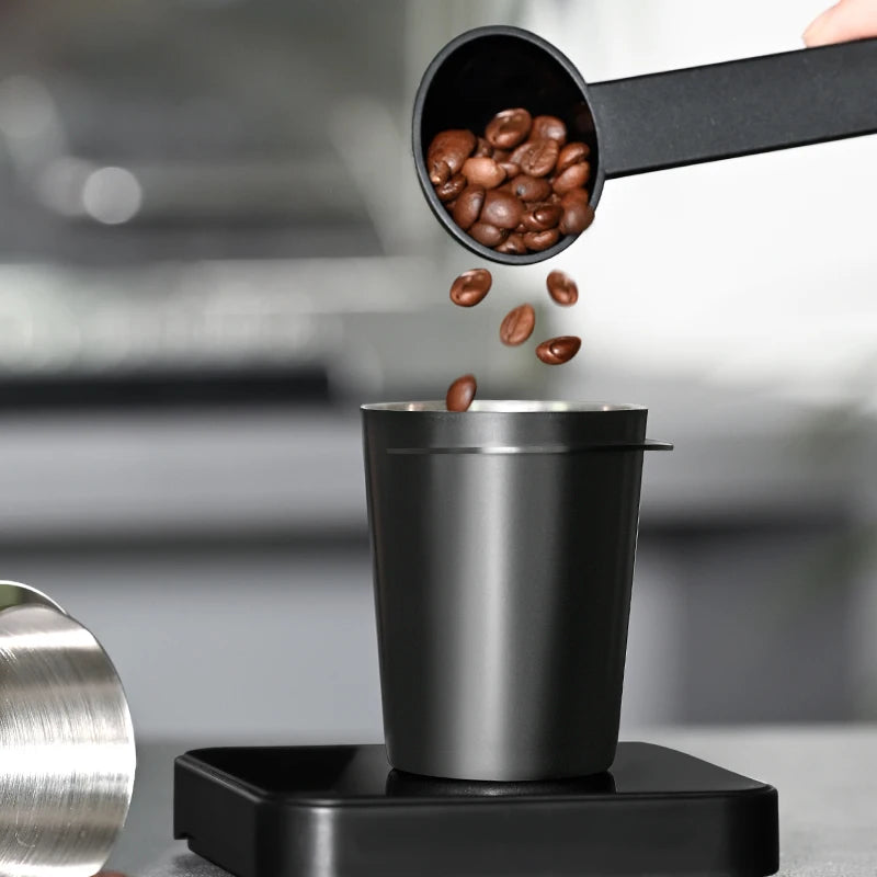 Stainless Steel Coffee Dosing Cup for Espresso Machines - 51/58/53mm Drop Sniffing Mug