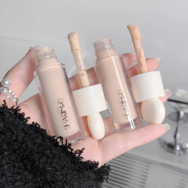 Full Coverage Liquid Concealer for Blemishes Dark Circles & Freckles - Long-Lasting & Smooth Application
