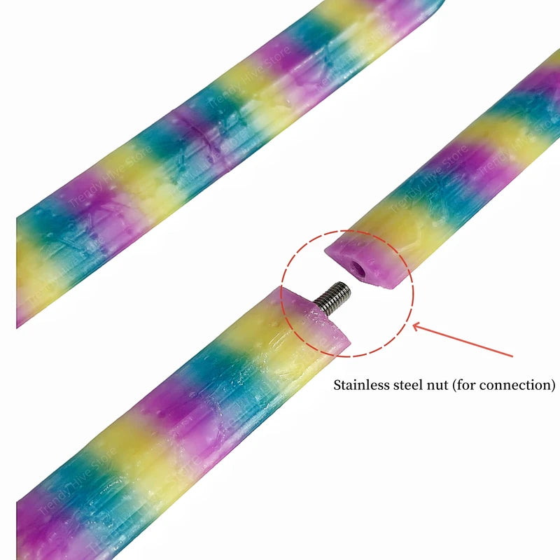 Colorful LED Sword Cosplay Prop for Women Halloween Carnival Roleplay