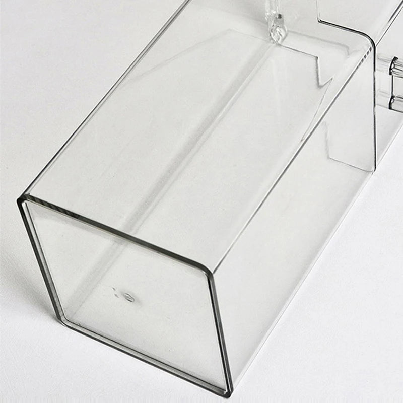 Transparent Makeup Brush Storage Box - Durable, Waterproof, Practical Organizer