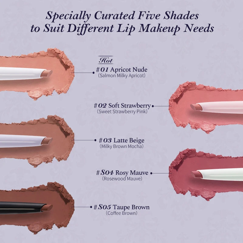 Lip Liner Pencil for Precise Lip Definition - Multiple Colors Available