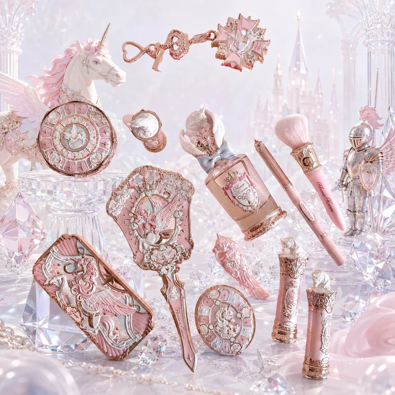 Fantasy Princess Makeup Set with Eyeshadow Blush Lipstick Loose Powder - Long Lasting Cosmetics Kit