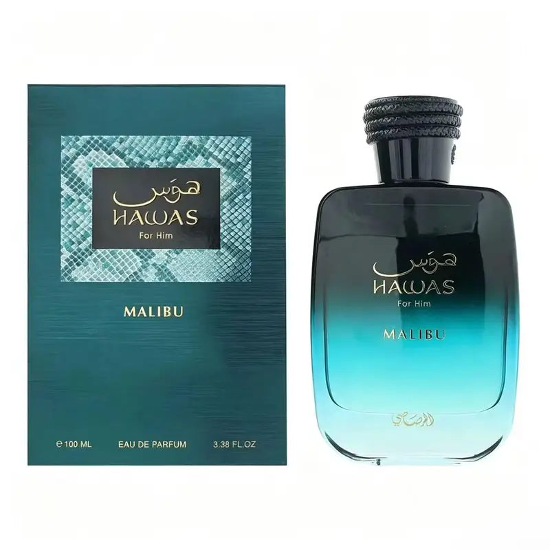 Men's Eau de Parfum Malibu 100ml Aquatic Citrus Fragrance Long Lasting
