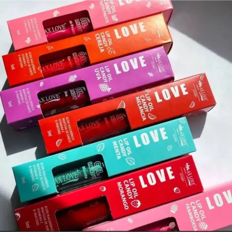 Moisturizing Lip Oil Candy Max Love - Hydrating Gloss with Natural Oils