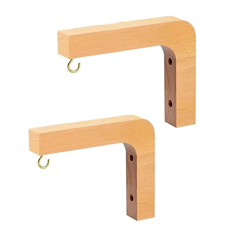 Natural Wood Wall Plant Hanger Hook for Flower Pots Lanterns & Decor