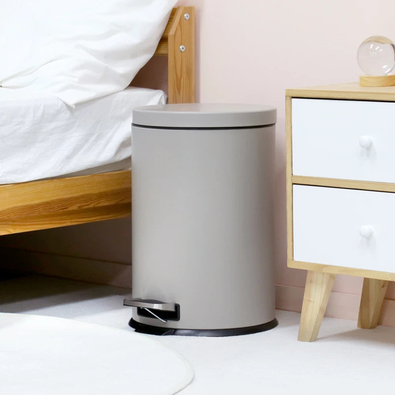 Noiseless Pedal Trash Can 20L Household Waste Bin - Easy Life