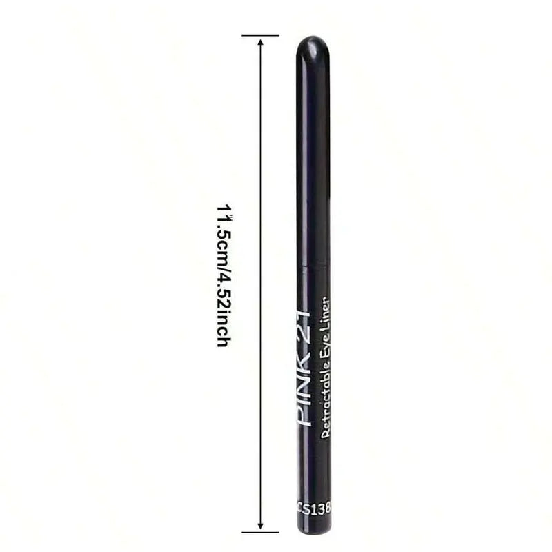 Waterproof Black Eyeliner Pencils Set - Smudge-Proof & Long-Lasting for Beginners