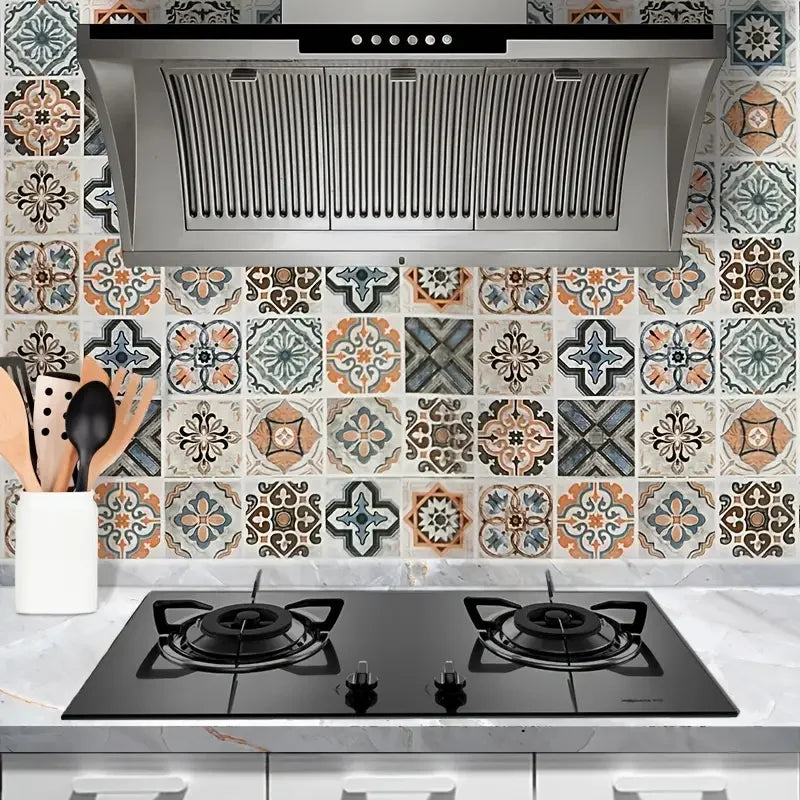 3D Waterproof PVC Cabinet Wallpaper Peel and Stick Kitchen Decor - Large, XL, XS, Medium