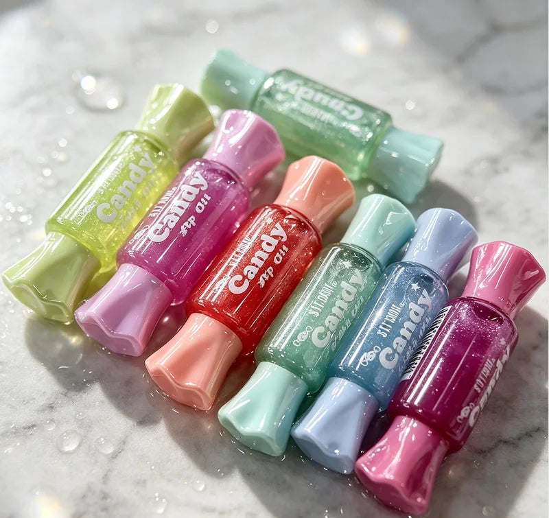 6-Piece Fruity Flavored Lip Gloss Set for Girls - Makeup Gift Pack with Applicators