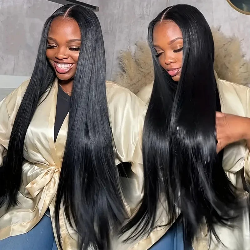 Human Hair Lace Front Wigs 250% Density 13x4 HD Transparent Lace Glueless Full Frontal 13x6