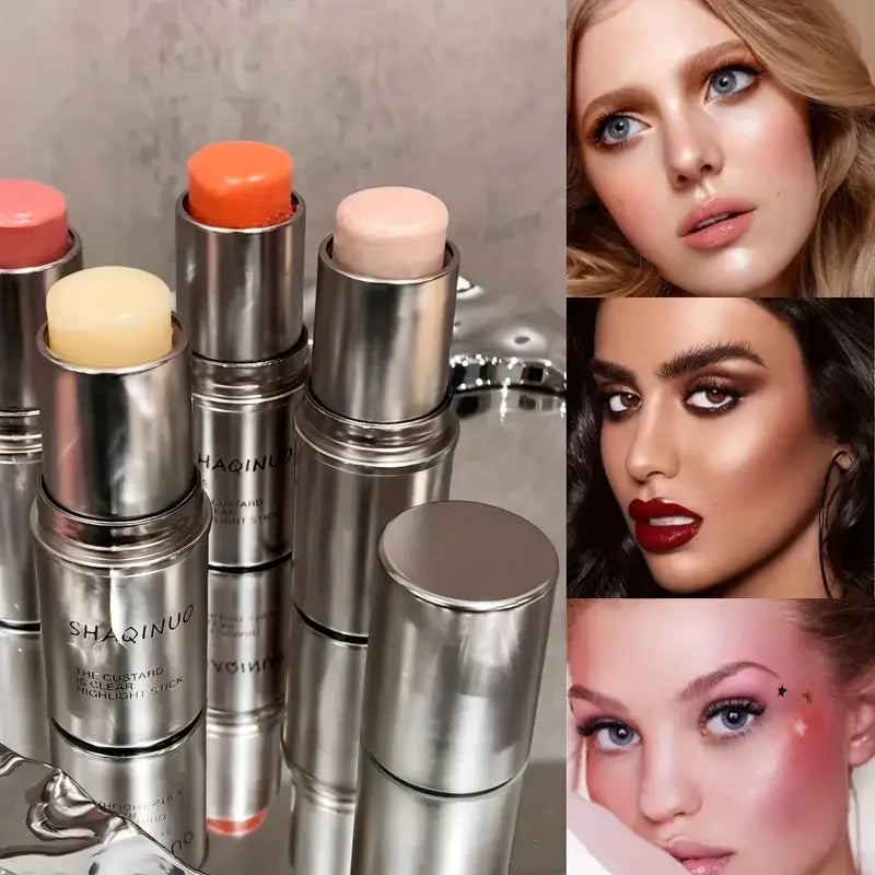 Water-Based High-Shine Glow Stick Primer for Natural Glow & Contour