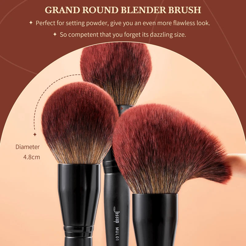 Professional Makeup Brushes Set 3-21 Pcs Synthetic Face Eye Contour Tools