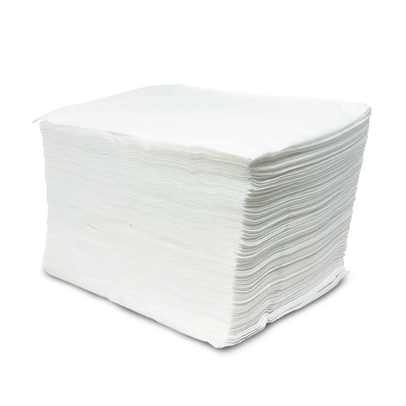 Disposable Spunlace Towels Pack - High Absorption & Hypoallergenic, Ideal for Hairdressing, Spa & Medical Use