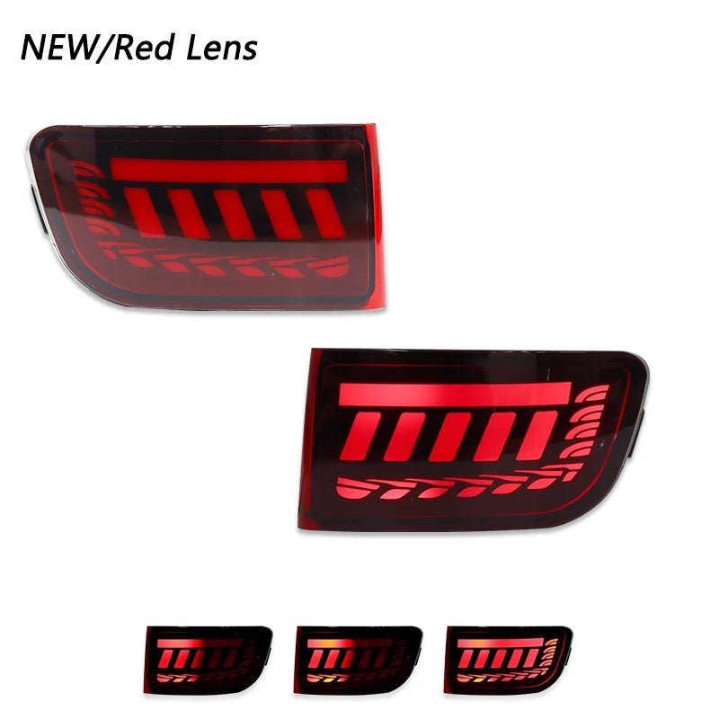 2pcs LED Car Rear Bumper Reflector Lights for Toyota 4Runner Land Cruiser Prado