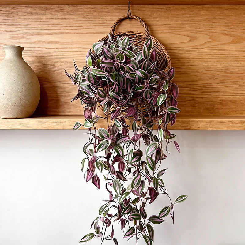 75cm Artificial Wall Hanging Plants Eucalyptus Silk Vines for Home & Wedding Decor