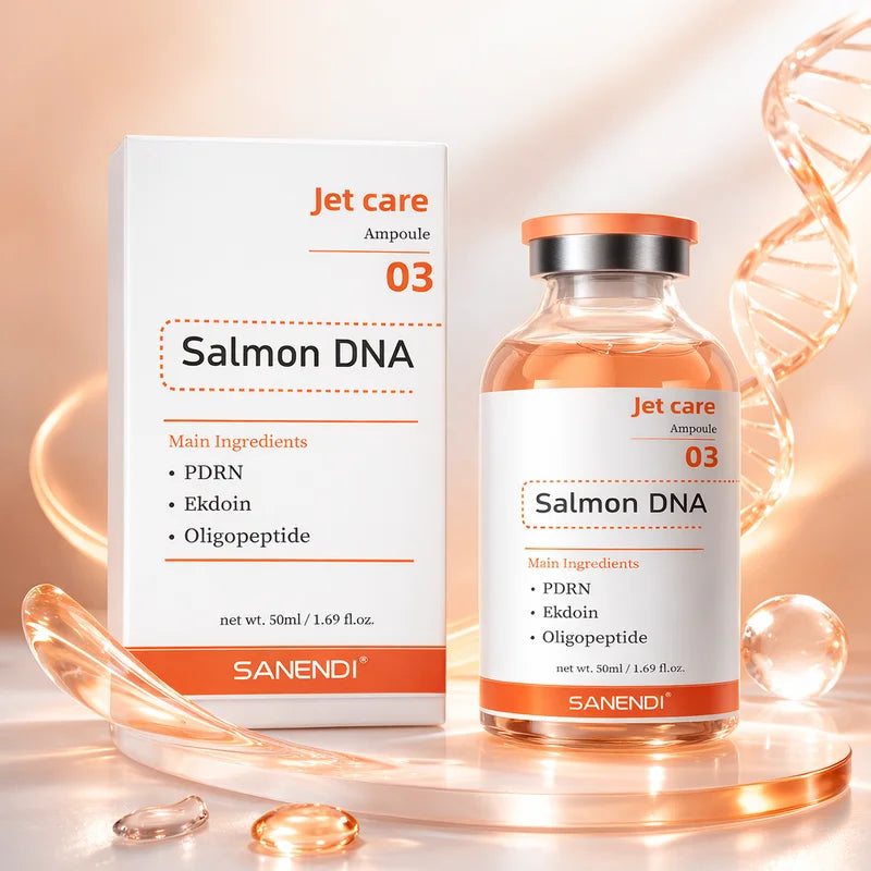 Hydrating Skin Care Set with Salmon DNA, Copper Peptides & Hyaluronic Acid — Facial Booster Kit