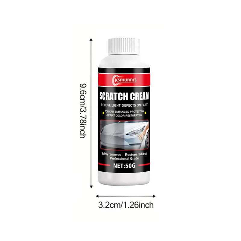 50g Nano Car Scratch Wax - Paint Polishing & Swirl Remover for Multiple Colors