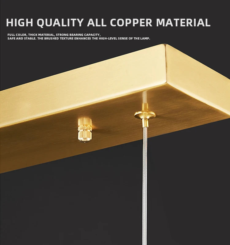 Modern Nordic Crystal Ceiling Pendant Light for Living Room & Home Decor