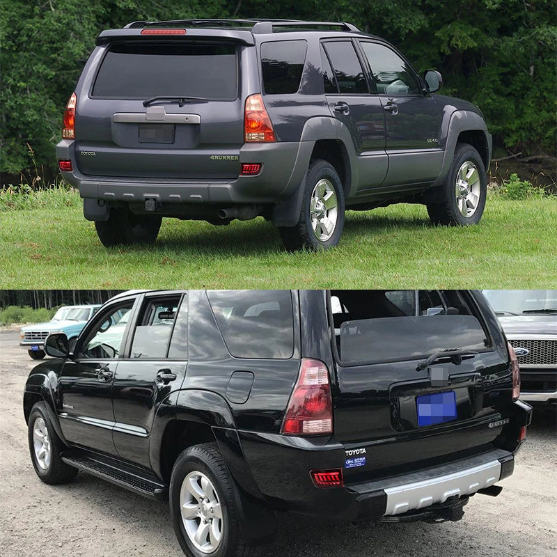 2pcs LED Car Rear Bumper Reflector Lights for Toyota 4Runner Land Cruiser Prado