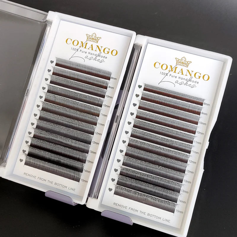 False Eyelashes 4D Hand Woven W Style Russian Volume Eyelash Extensions