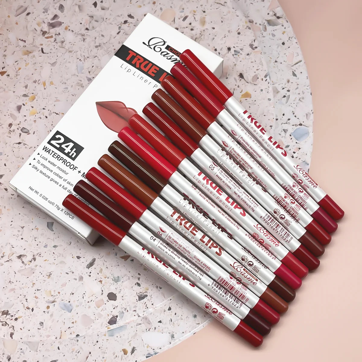 Long-Lasting Lipstick Set with Lip Liner & Matte Lip Gloss for Women