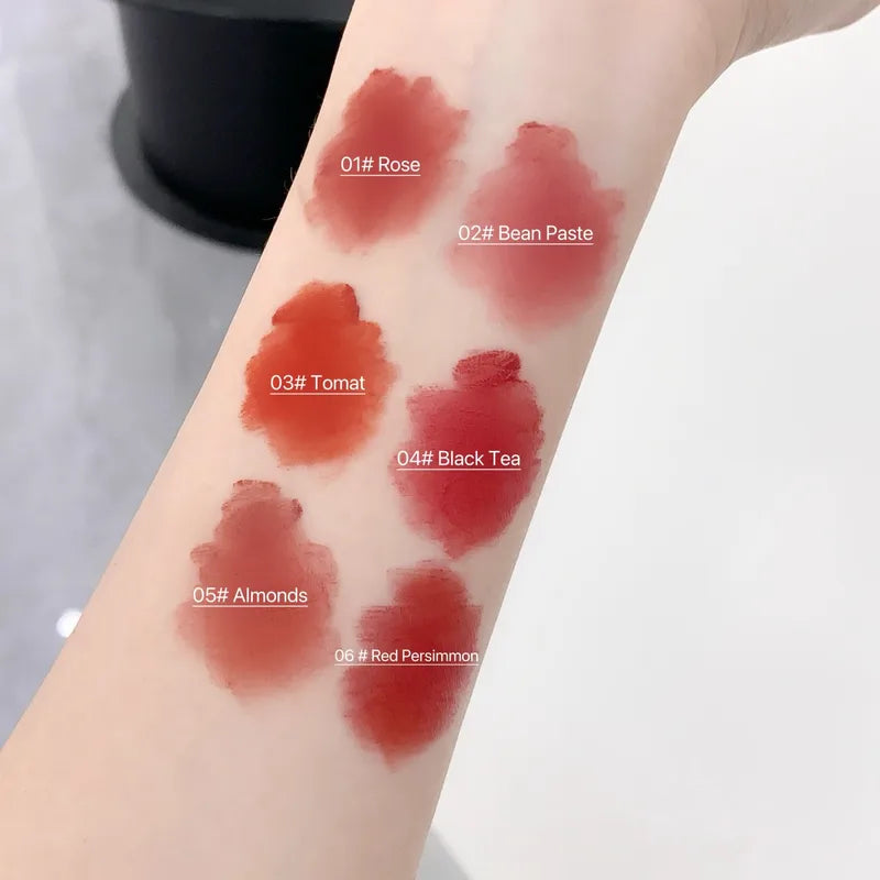 Waterproof Velvet Matte Lip Mud - Long-Lasting, Moisturizing Lip Gloss in Multiple Colors