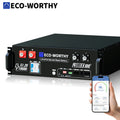 48V 100Ah LiFePO4 Lithium Battery with Bluetooth for Home & Server Rack