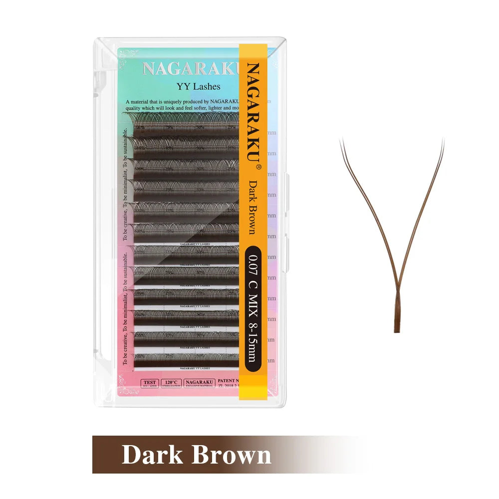 Premium Synthetic Mink False Eyelashes with YY Cross Shape, Natural & Soft