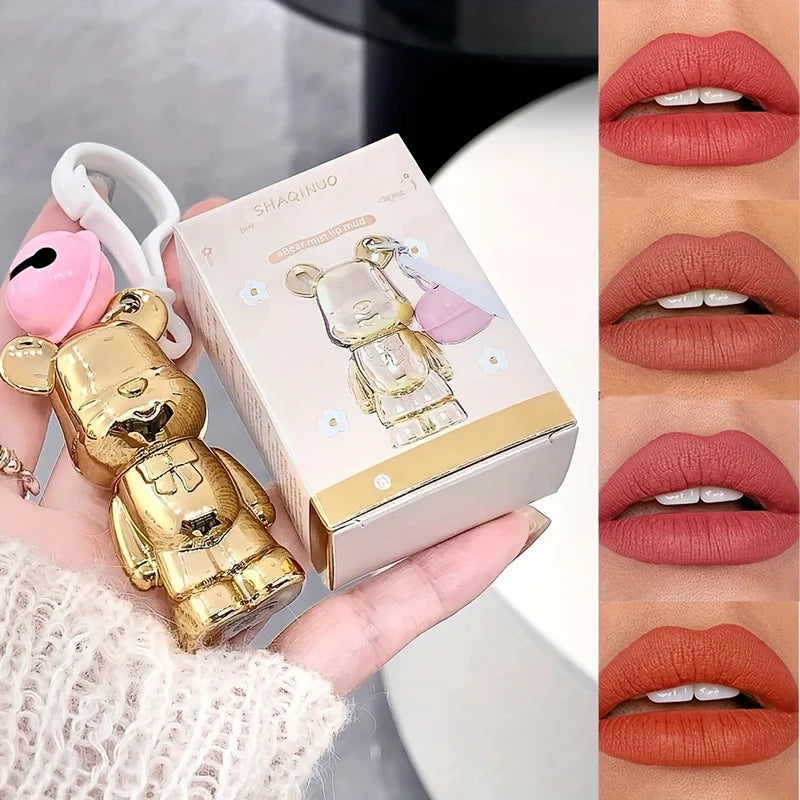 Waterproof Velvet Matte Lip Mud - Long-Lasting, Moisturizing Lip Gloss in Multiple Colors