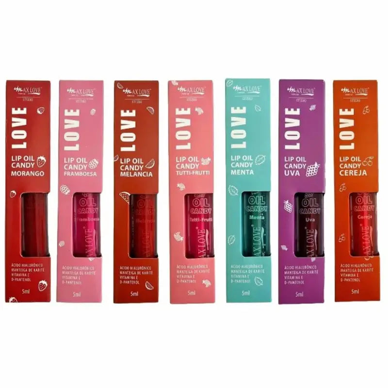 Moisturizing Lip Oil Candy Max Love - Hydrating Gloss with Natural Oils
