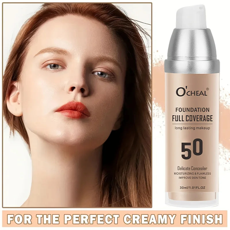 Moisturizing Mineral Powder Foundation Spray Gun Set for DIY Makeup - Concealer & Face Perfector