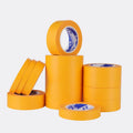 High-Strength Orange Masking Tape for Car Painting & Wall Protection - No-Trace Adhesive Crepe Paper