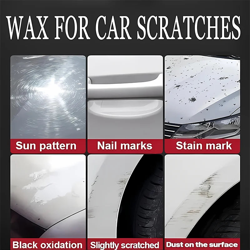 Car Scratch Repair Wax Kit - Vehicle Exterior Polishing & Minor Damage Removal
