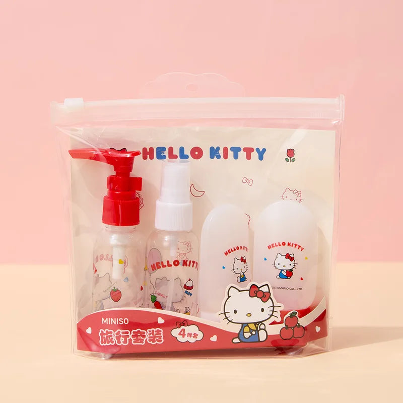 Travel Bottles Set 4PCS Refillable Toiletry Containers for Women