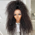 Kinky Curly Human Hair Wigs 13x4 & 13x6 Lace Front Pre Plucked HD Transparent