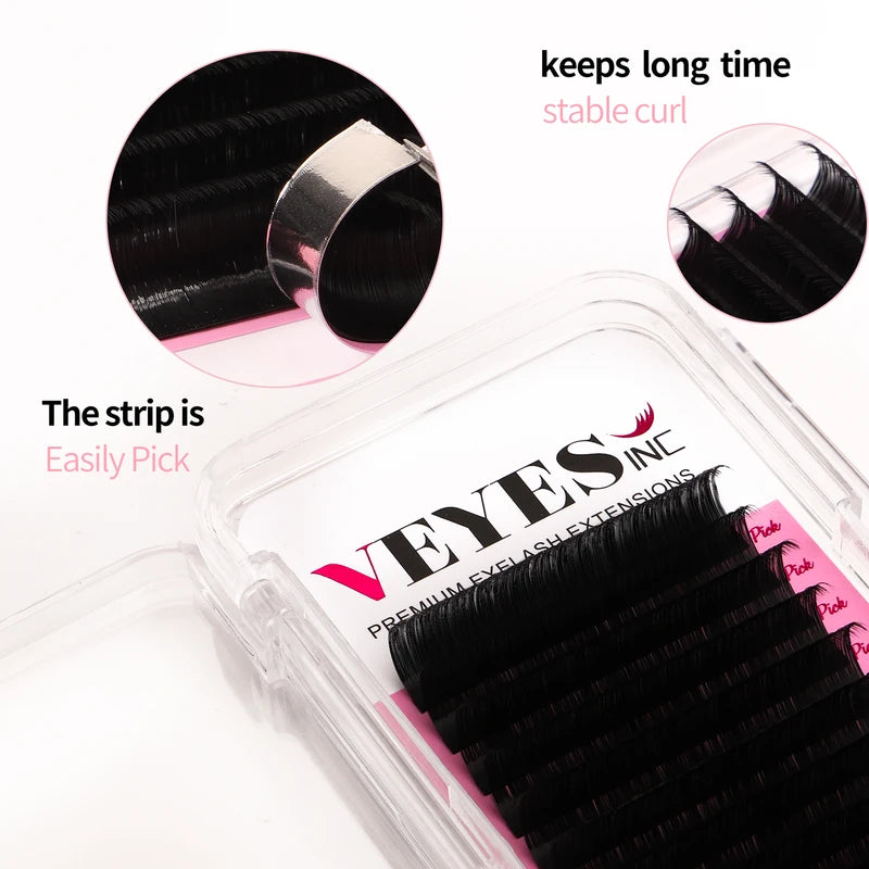 Eyelash Extensions Faux Mink Matte Lashes 8-20mm Bulk Wholesale for Lash Artists