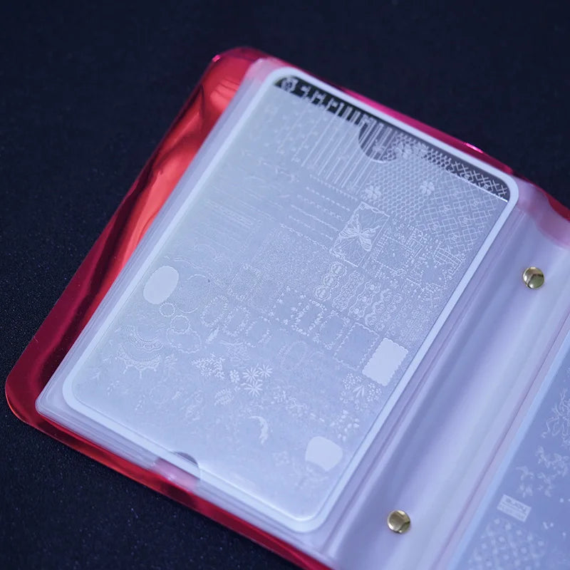 Nail Art Stamping Plates Collection with 20 Designs for Nail Decor