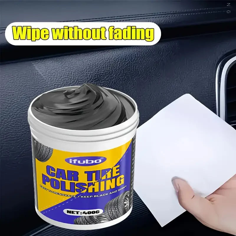 Car Plastic Repair Wax - Scratch Remover, Tire Shine & Interior Protectant