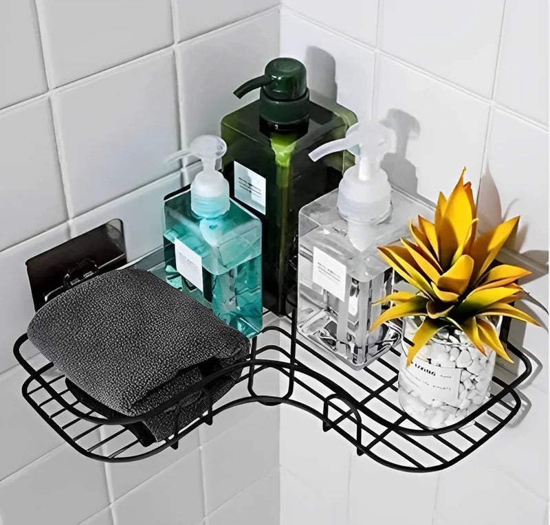 Wall Shelf Stand for Bathroom Kitchen Laundry with High Wall Stickers - Nevedie Store